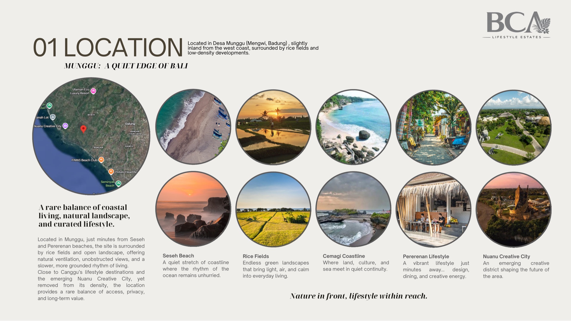 Munggu location overview